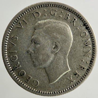 1942 George VI Sixpence Silver Coin | Collectable Grade