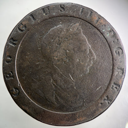 1797 George III 3rd Cartwheel Two - pence Coin | Collectable Grade