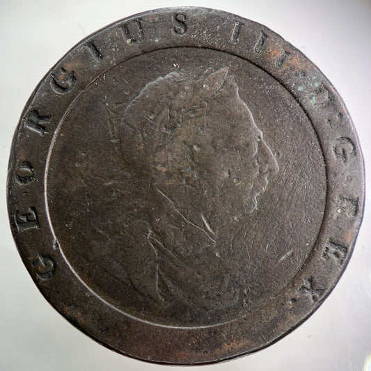 1797 George III 3rd Cartwheel Two - pence Coin | Collectable Grade