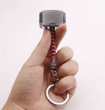 Heavy Thor Hammer Shaped Keyring Premium Keychain Gift UK