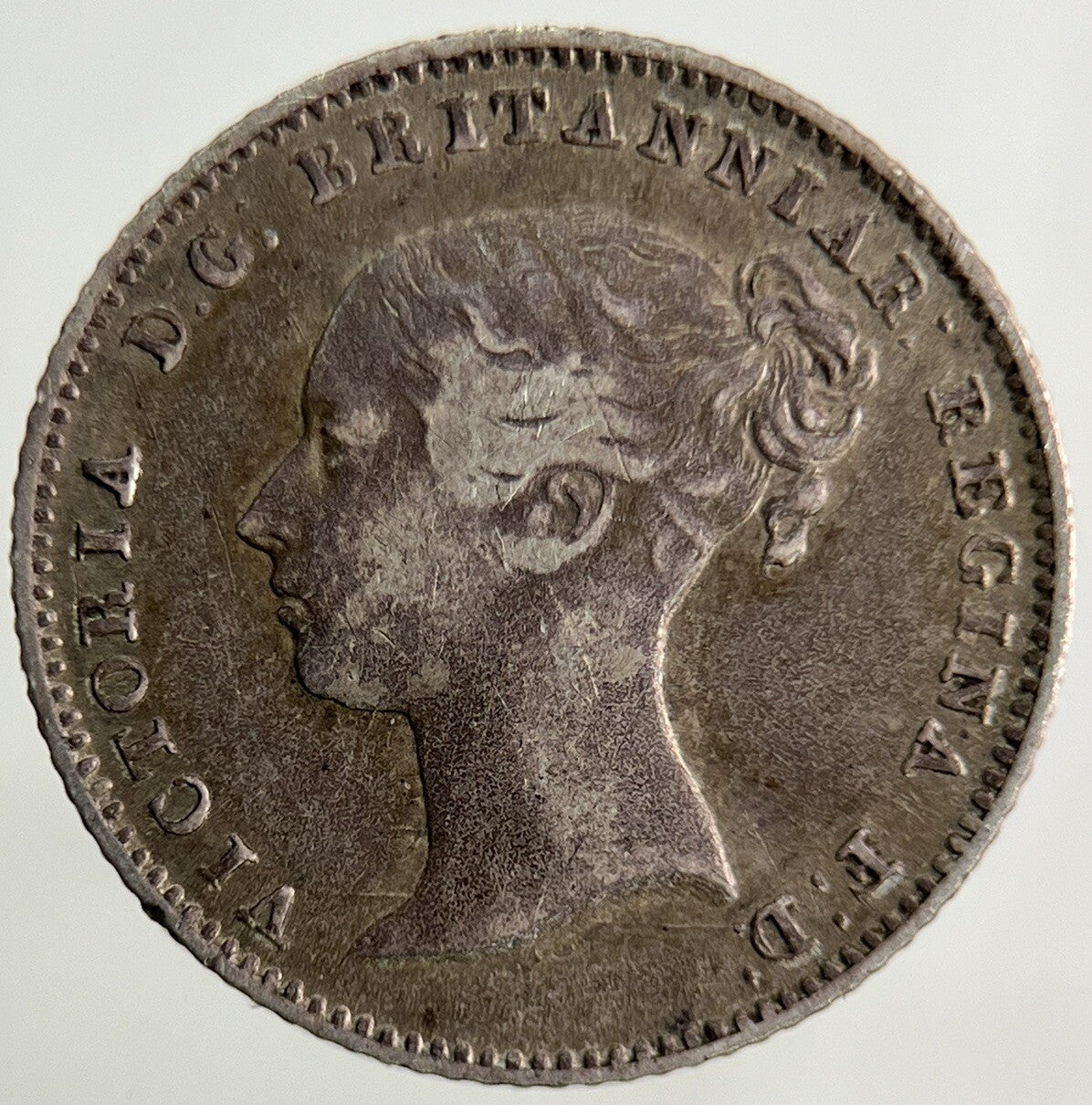 1840 Victoria Groat Four - Pence Silver Coin | Very High Grade