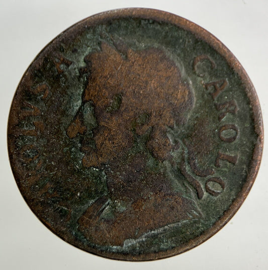 1674 Charles II 2nd Farthing Coin | Collectable Grade