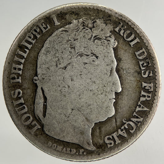 1839 France 1 Franc Silver Coin | Collectable Grade