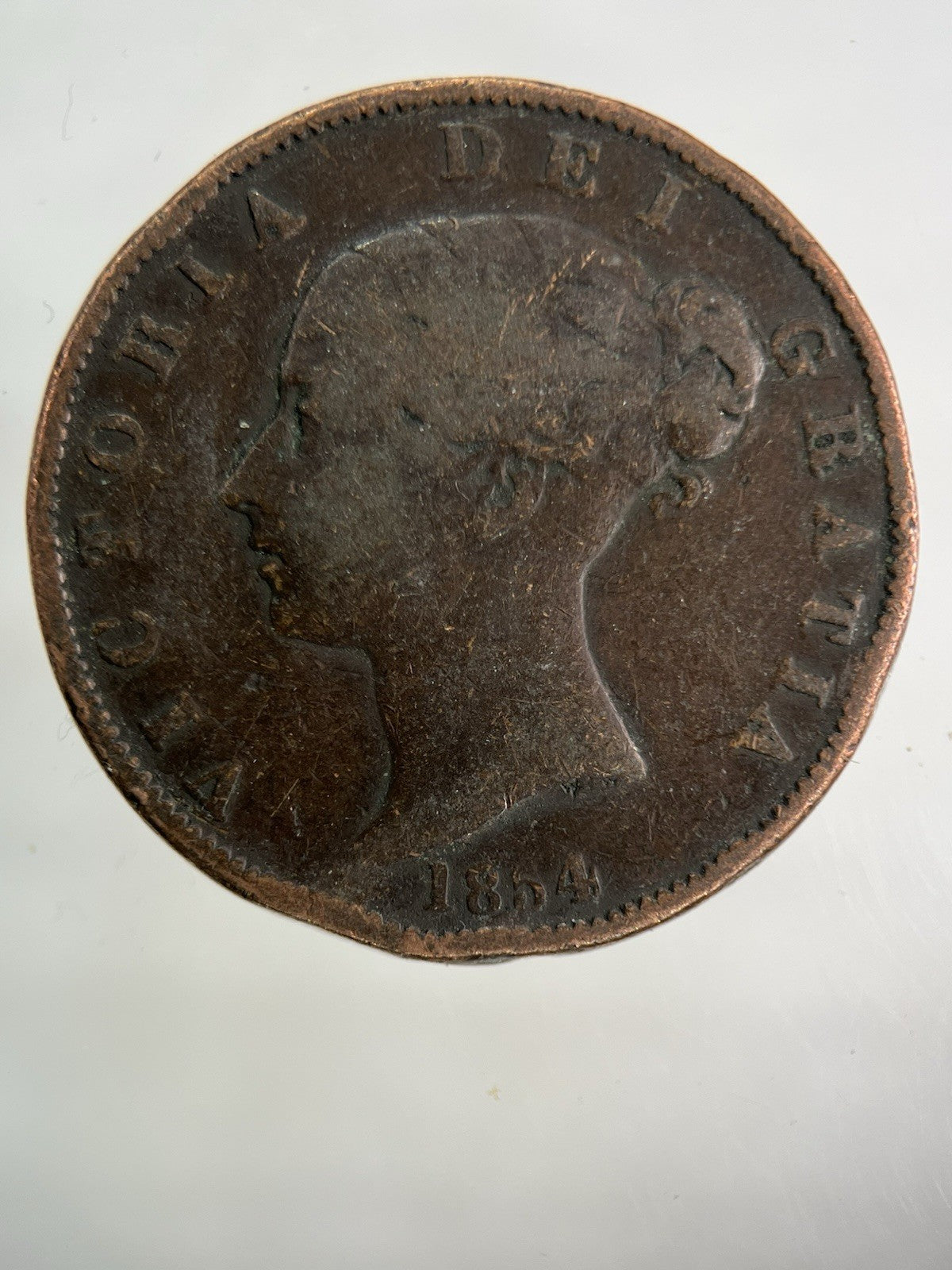 1854 Victoria Half - Penny Coin | Collectable Grade