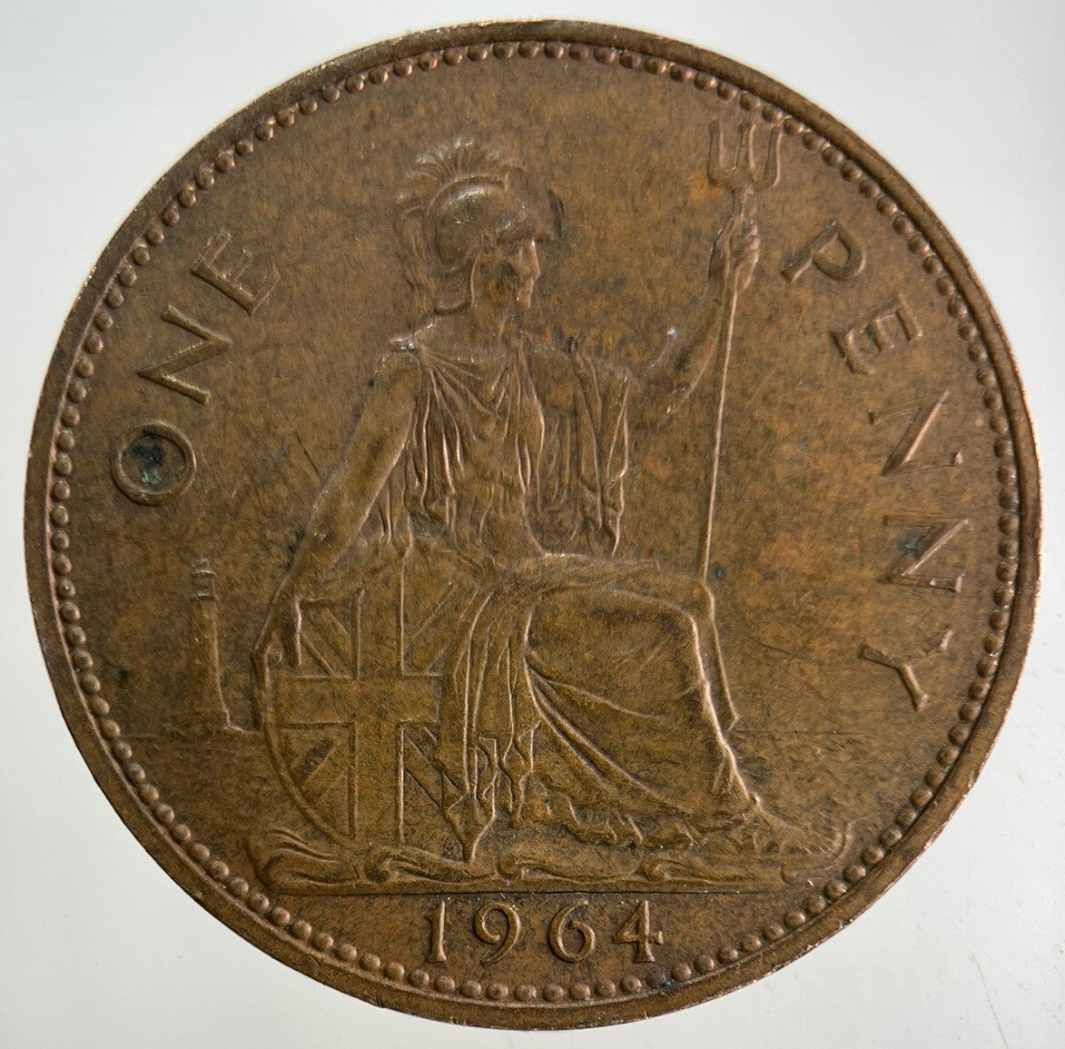 1964 Elizabeth II 2nd One Penny Coin | Fine Collectable Grade