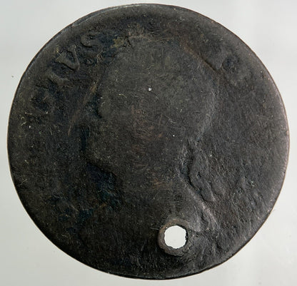1754 George II 2nd Farthing Coin | Collectable Grade