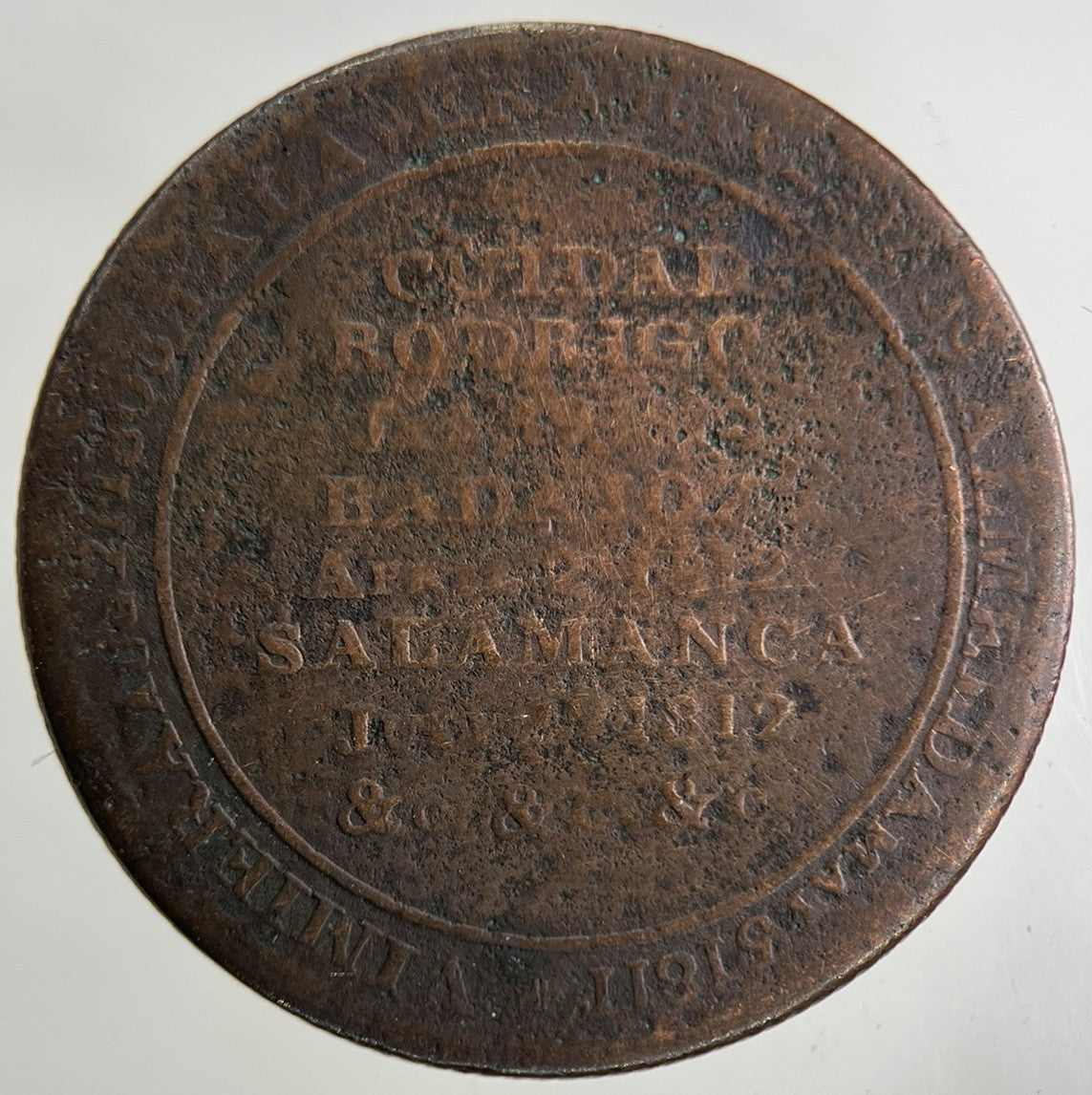 1812 Canada Wellington Salamanca Half - Penny Token Coin | Collectable Grade