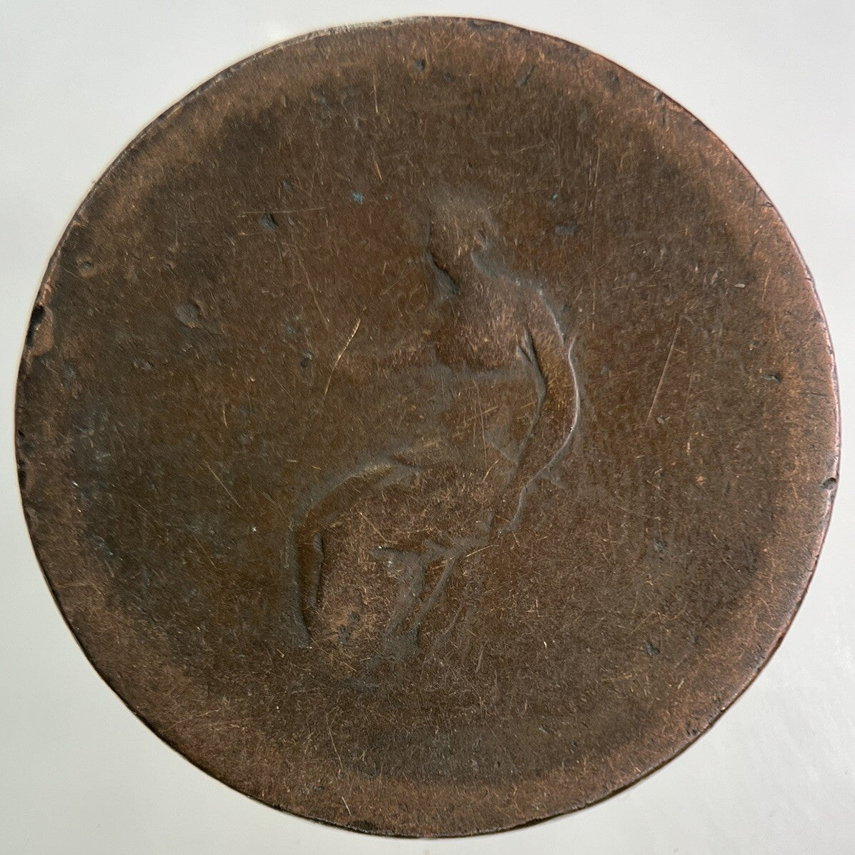 1807 George III 3rd Half - Penny Coin | Worn Grade