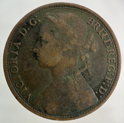 1879 Victoria One Penny Coin | Collectable Grade