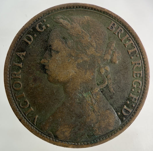 1879 Victoria One Penny Coin | Collectable Grade