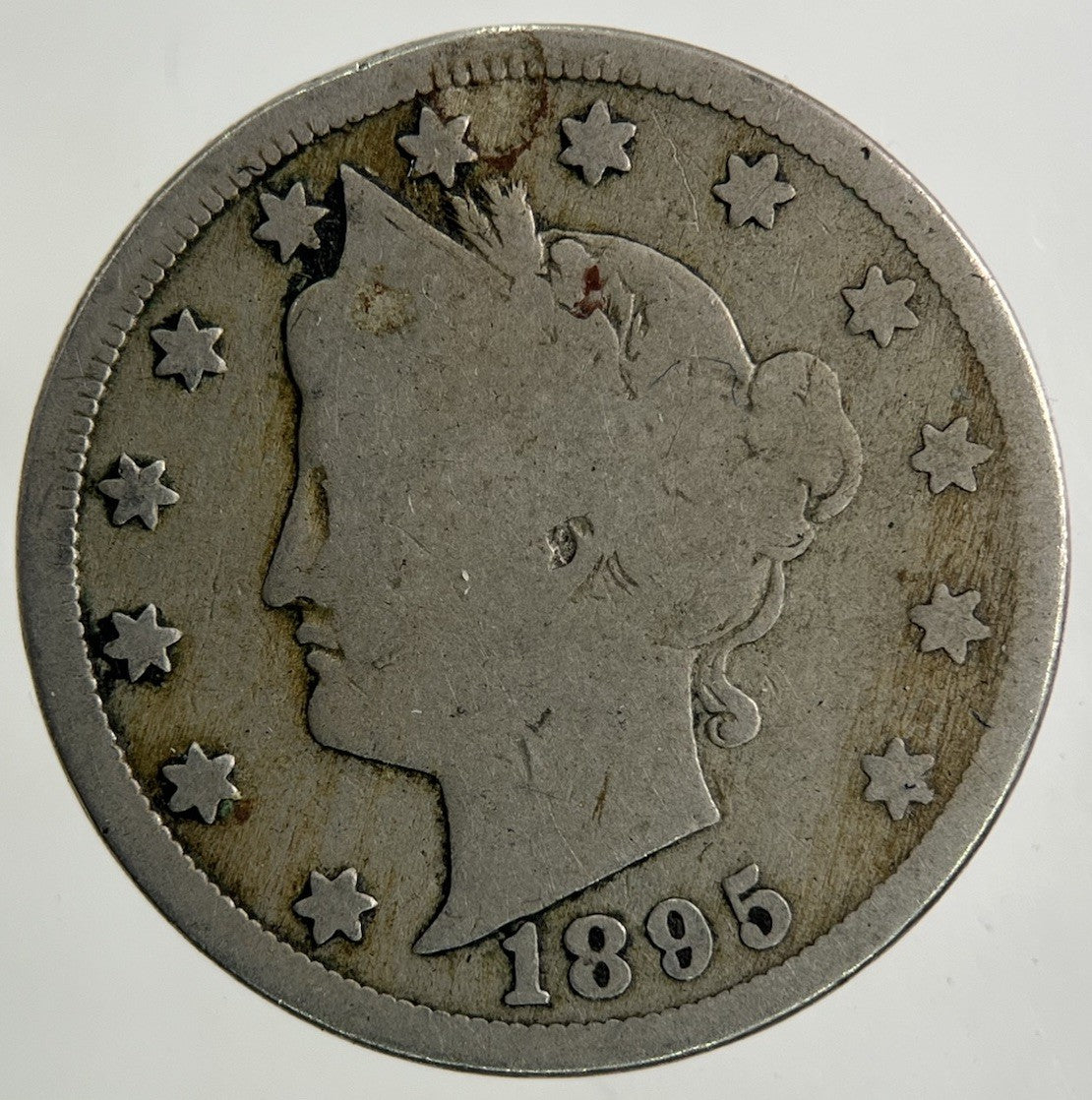 1895 US USA Nickel 5 V Cents Coin | Collectable Grade