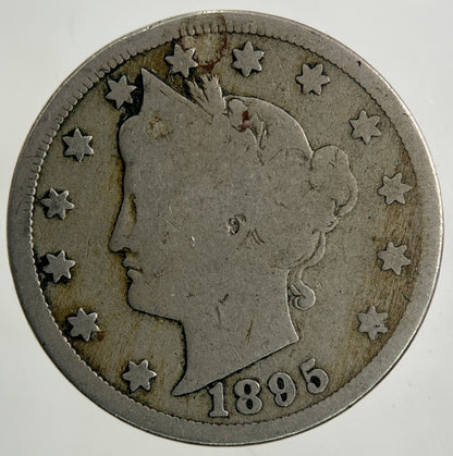 1895 US USA Nickel 5 V Cents Coin | Collectable Grade