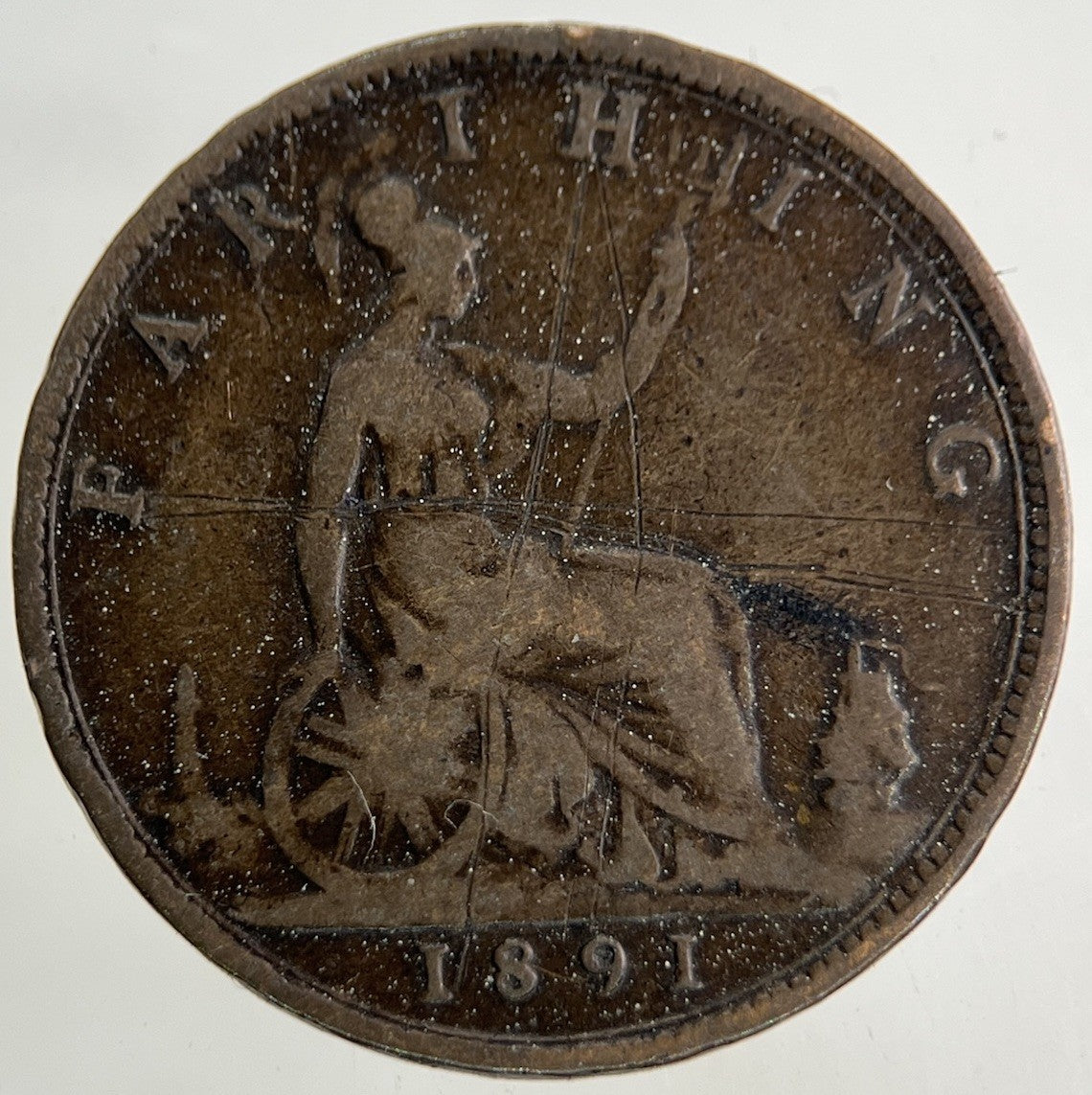 1891 Victoria Farthing Coin | Collectable Grade
