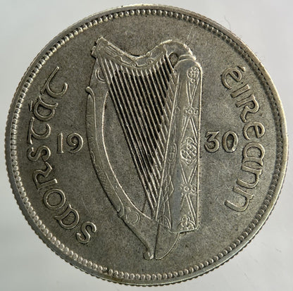 1930 Irish Florin Silver Coin | Very High Grade