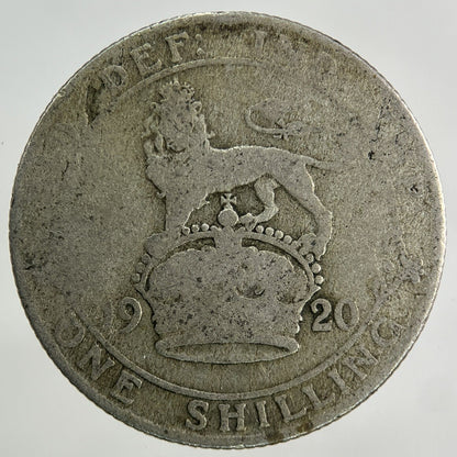 1920 George V Shilling Silver Coin | Fair Grade