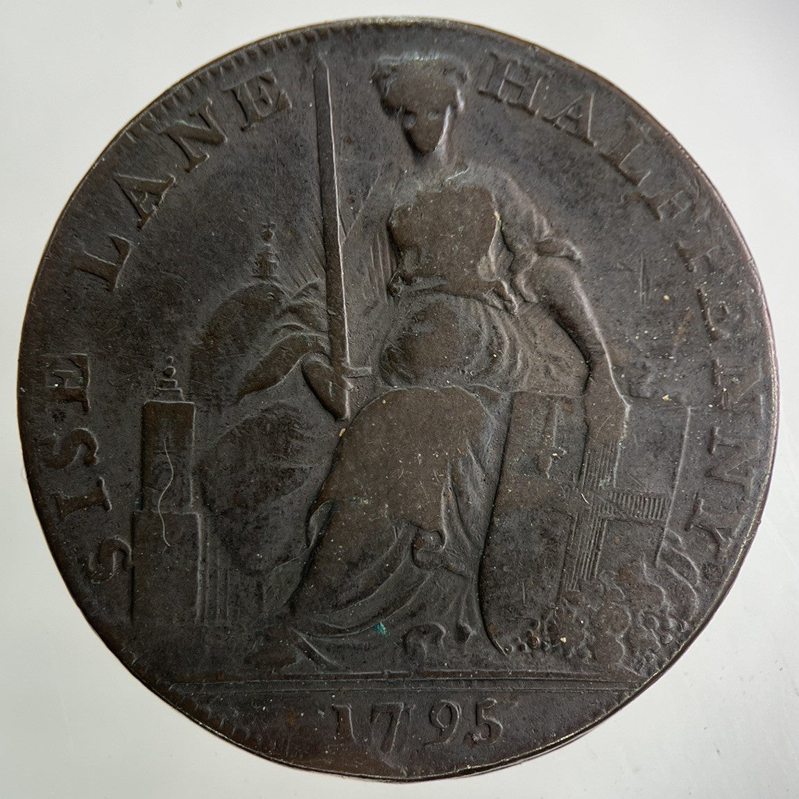 1795 Sise Lane Middlesex Half - Penny Coin | Fine Collectable Grade