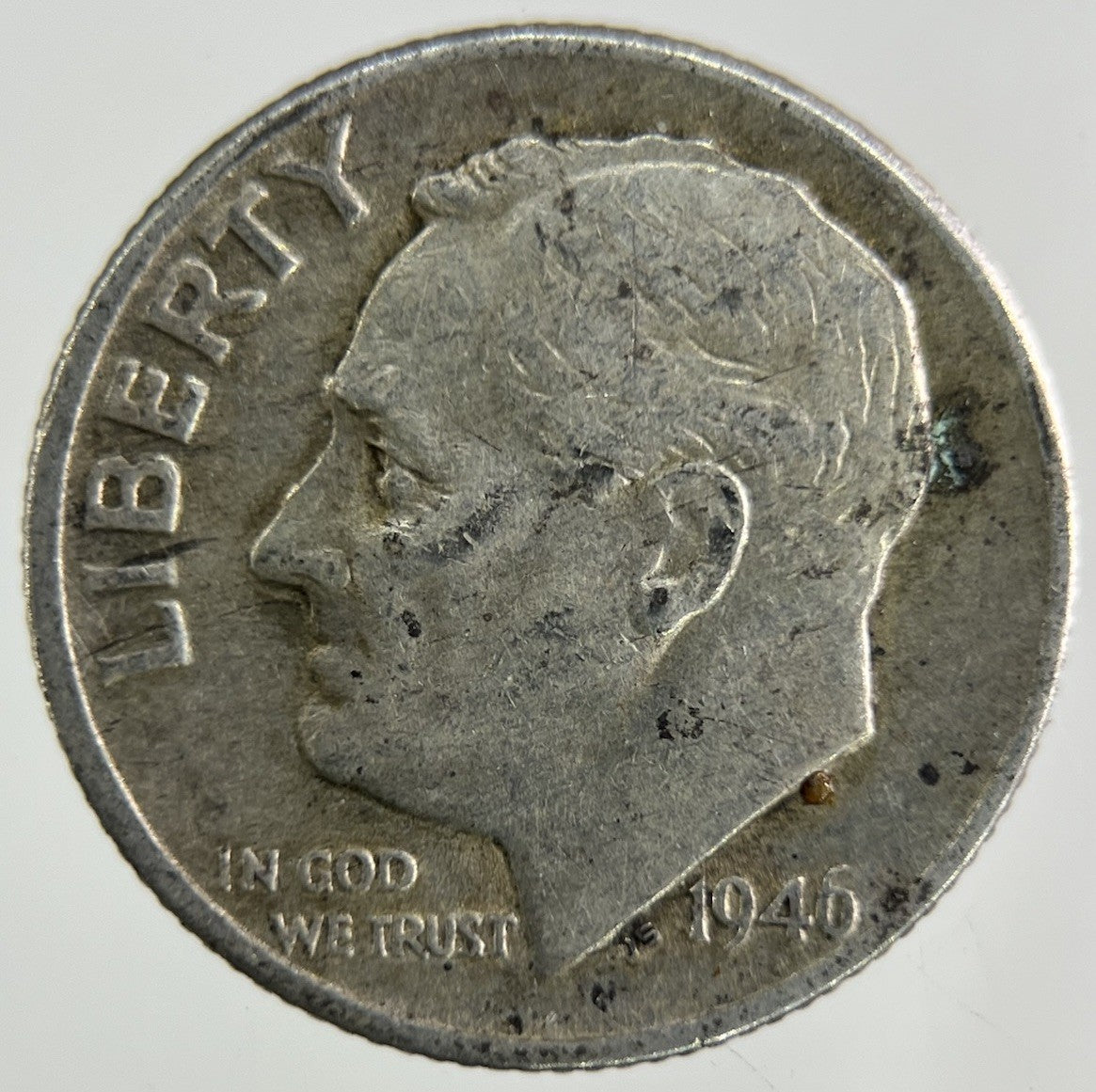 1946 - D US USA Roosevelt Dime Silver Coin | Collectable Grade