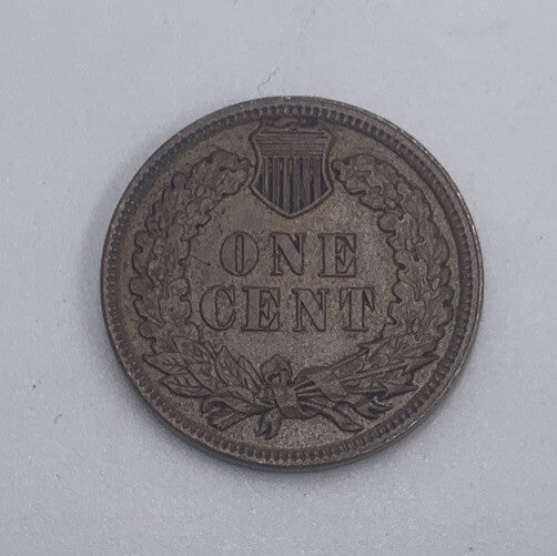 1882 US USA Indian Head One 1 Cent | American Copper Coin | Fine Grade | a423