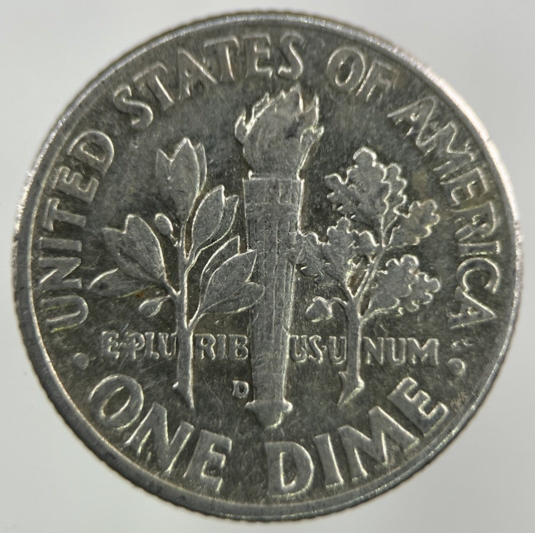 1962 - D US USA Roosevelt Dime Silver Coin | Fine Collectable Grade