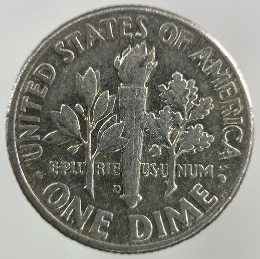 1962 - D US USA Roosevelt Dime Silver Coin | Fine Collectable Grade