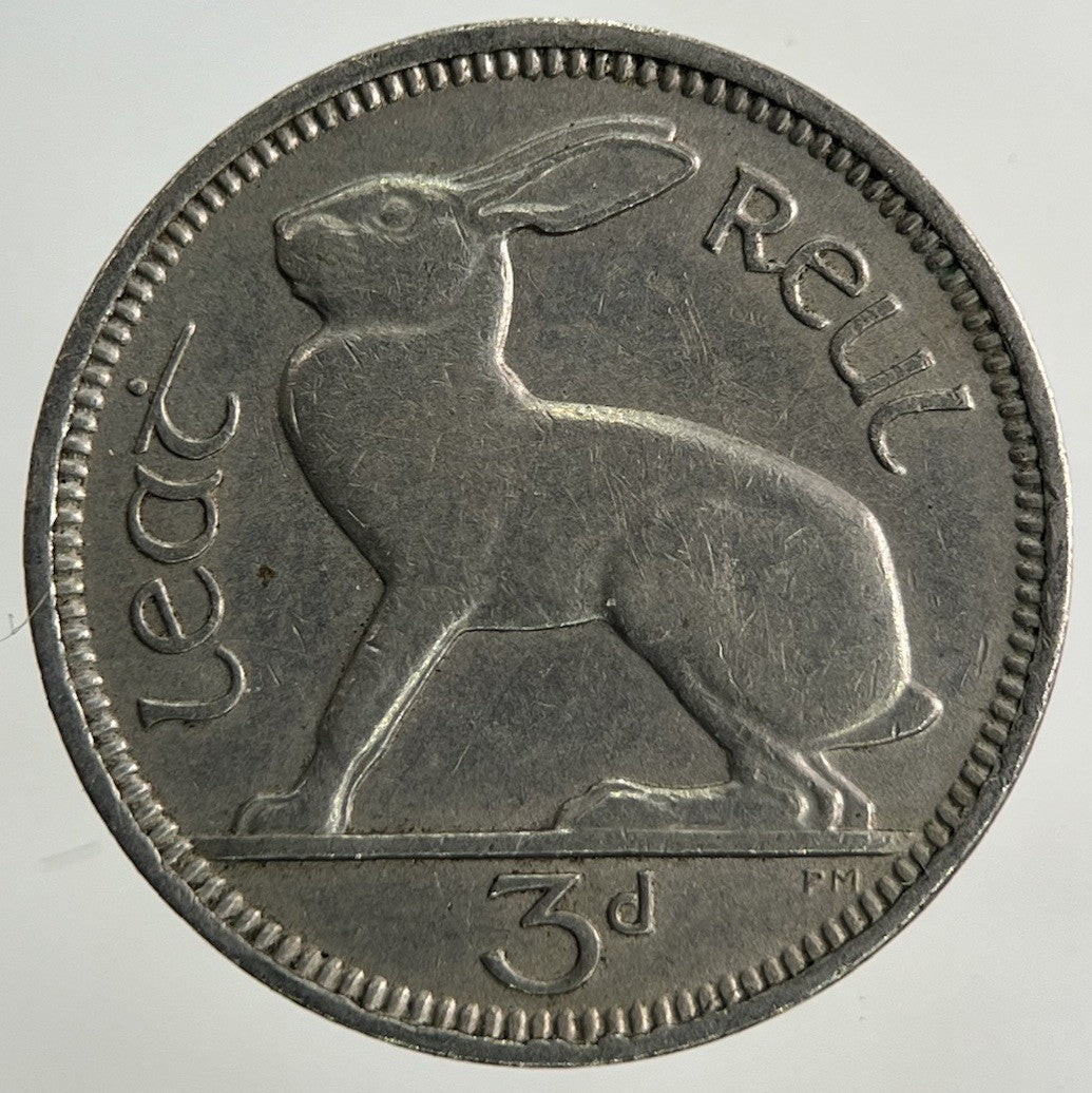 1953 Irish Threepence Coin | Fine Collectable Grade