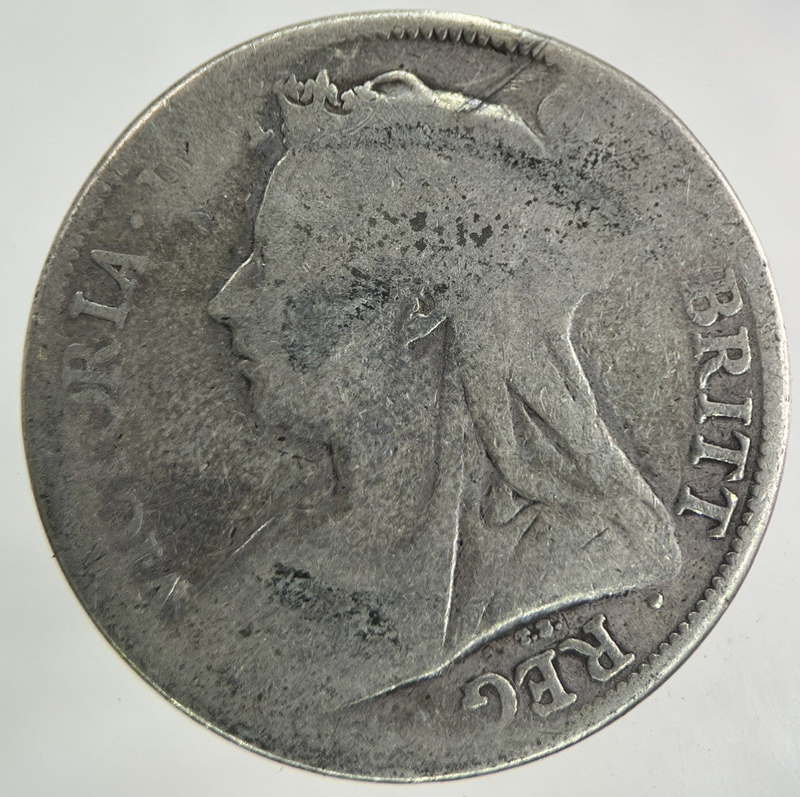 1899 Victoria Half - Crown Silver Coin | Collectable Grade