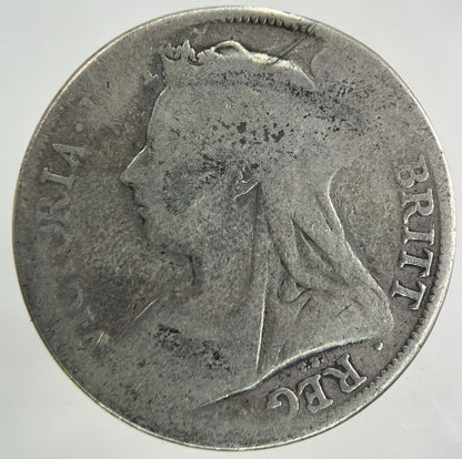 1899 Victoria Half - Crown Silver Coin | Collectable Grade