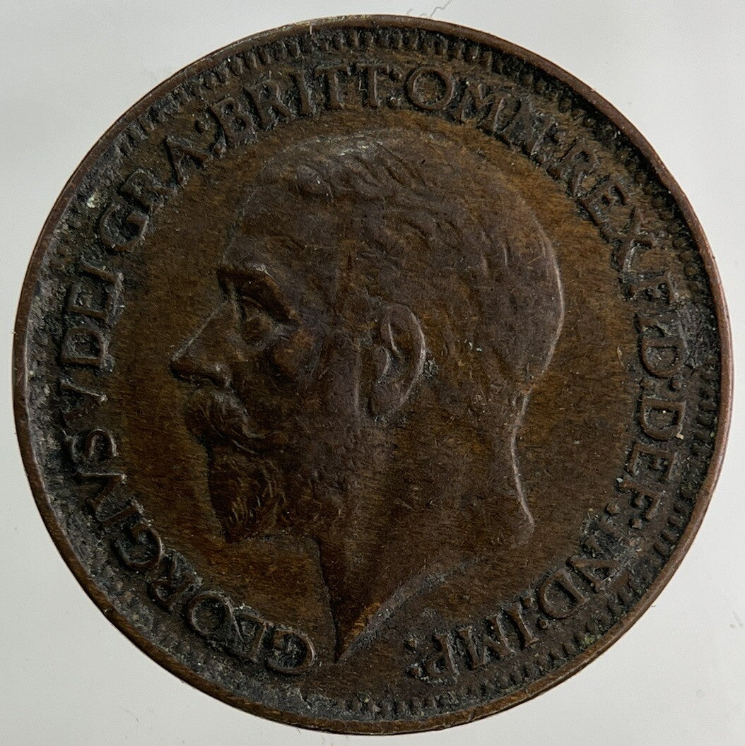 1926 George V Farthing Coin | Fine Collectable Grade