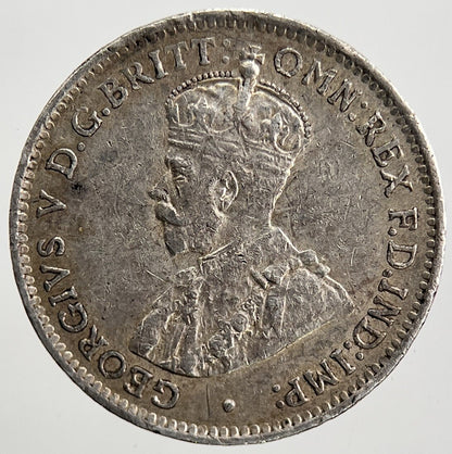 1918 - M Australia Threepence Silver Coin | Very High Grade