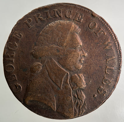 1794 London & Middlesex Half - Penny Coin | Fine Collectable Grade