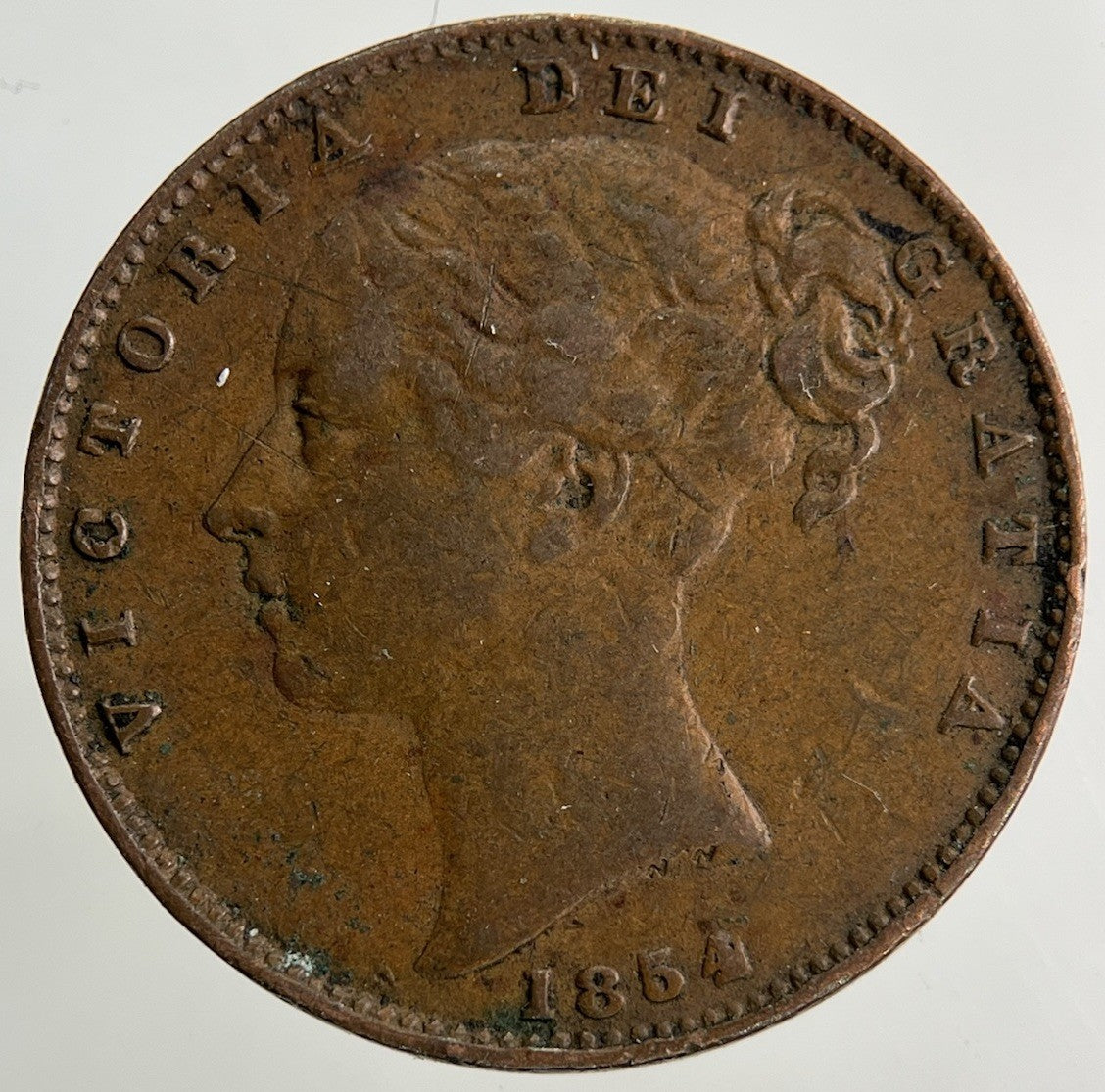 1854 Victoria Farthing Coin | Fine Collectable Grade