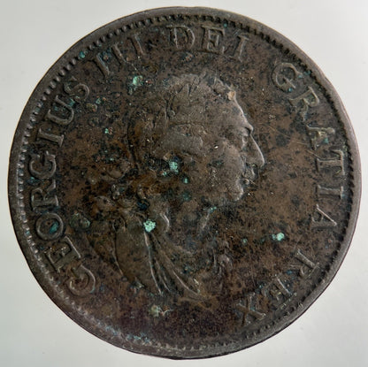 1799 George III 3rd Half - Penny Coin | Collectable Grade