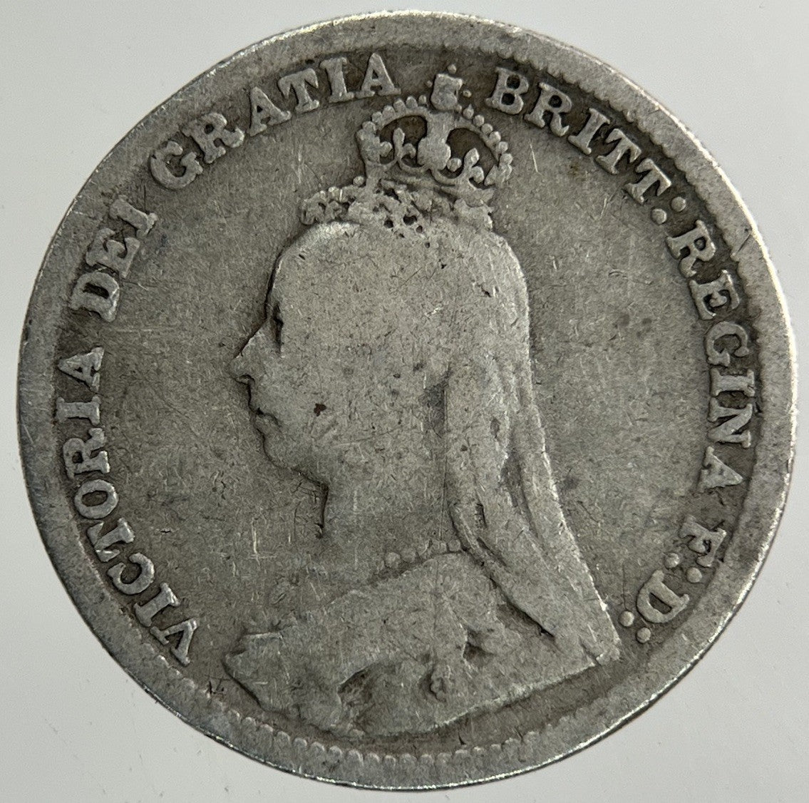 1892 Victoria Threepence Silver Coin | Collectable Grade