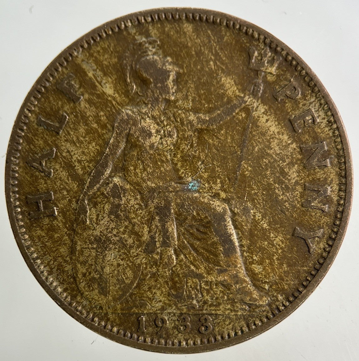 1933 George V Half - Penny Coin | Collectable Grade