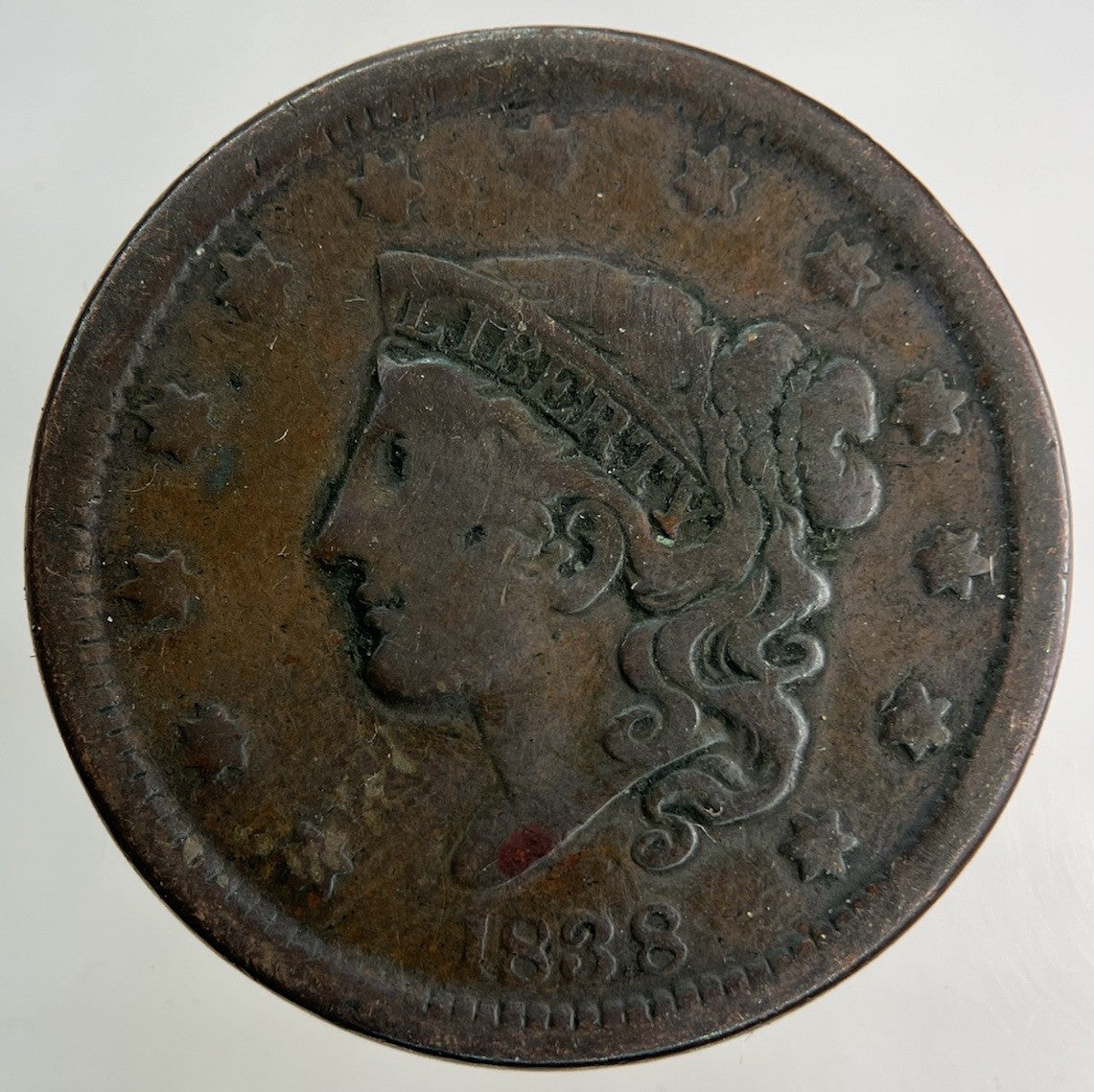 1838 US USA One Cent Coin | Collectable Grade