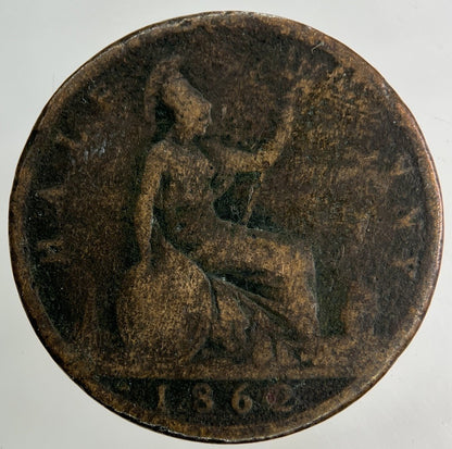 1862 Victoria Half - Penny Coin | Collectable Grade