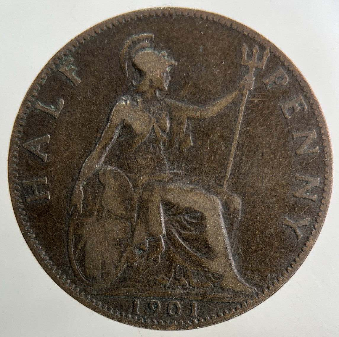 1901 Victoria Half - Penny Coin | Fine Collectable Grade