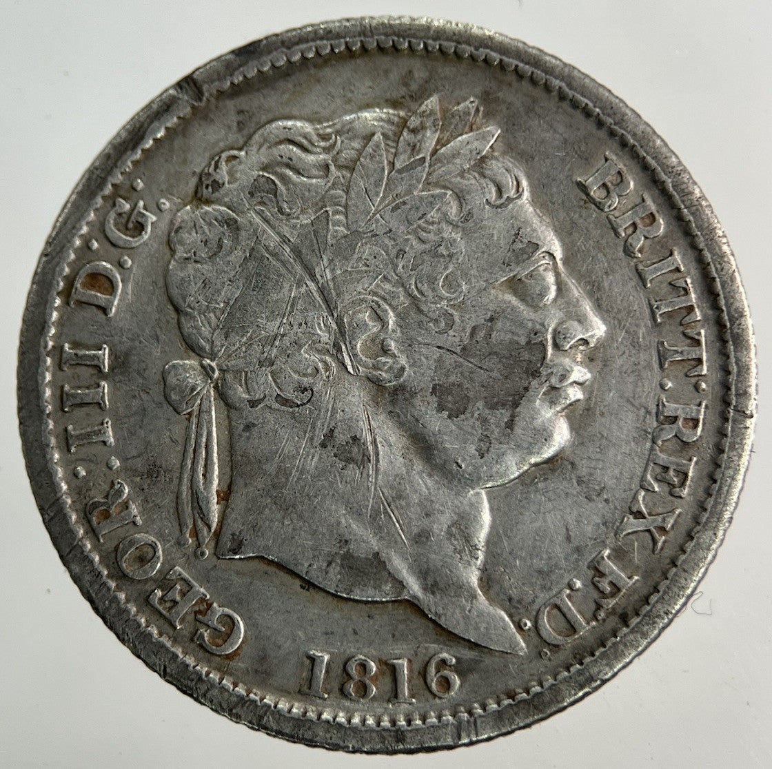 1816 George III 3rd Shilling Silver Coin | Fine Collectable Grade