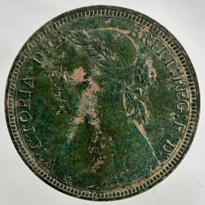 1885 Victoria Half - Penny Coin | Very High Grade