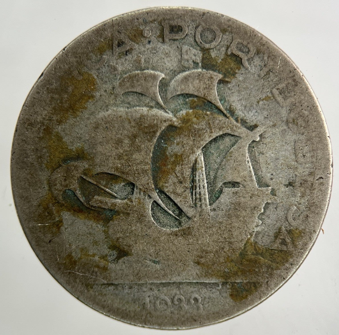 1933 Portugal 5 Escudos Silver Coin | Collectable Grade