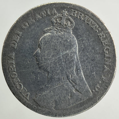 1892 Victoria Threepence Silver Coin | Collectable Grade