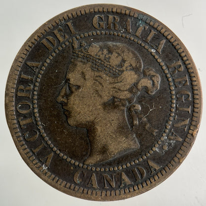 1882 - H Canada One Cent Coin | Collectable Grade