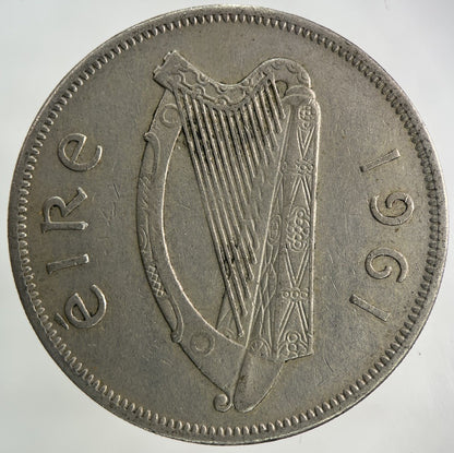 1961 Irish Half - Crown Coin | Fine Collectable Grade