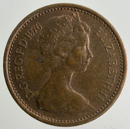 1976 Elizabeth II 2nd New 1/2 Half - Penny Coin | Fine Collectable Grade