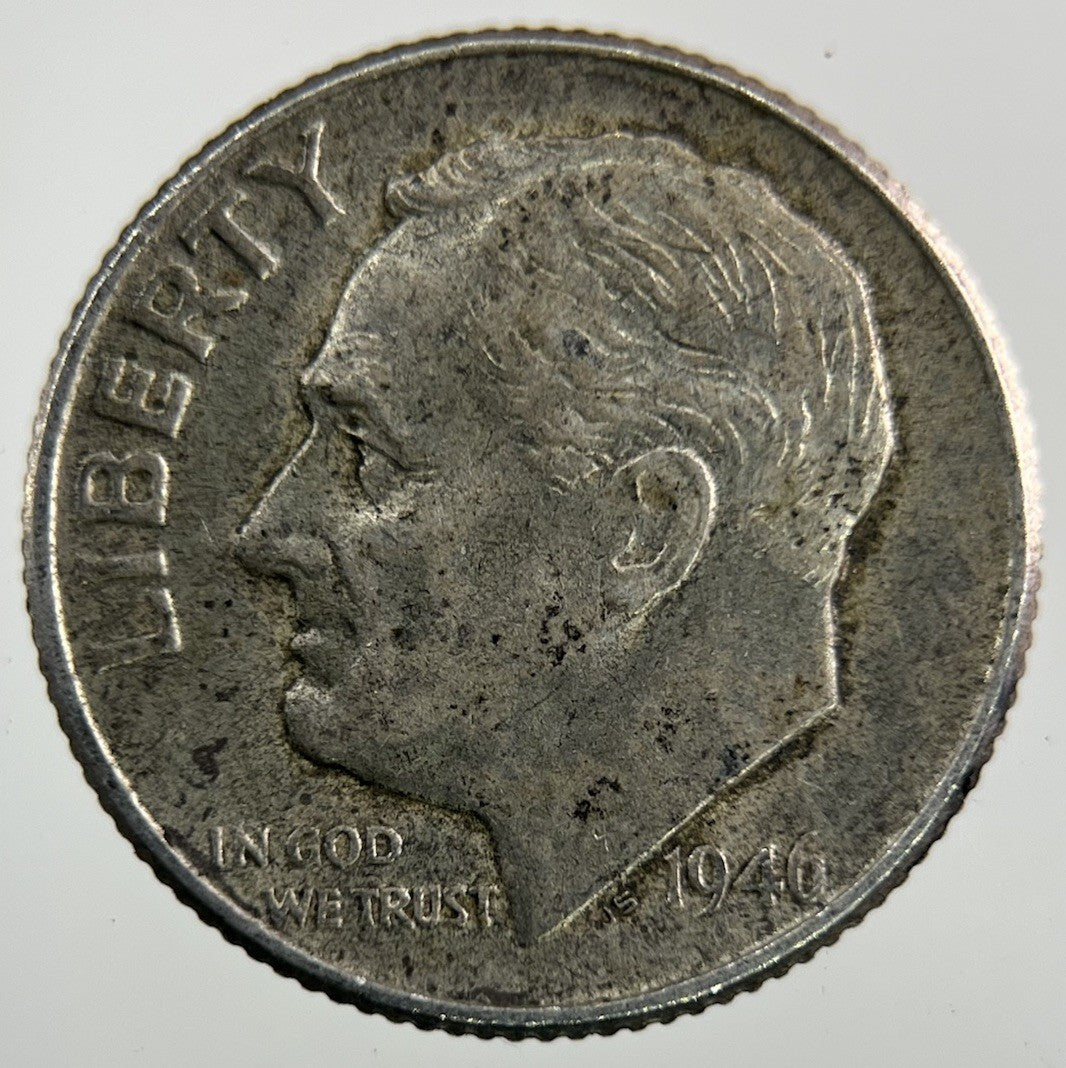 1946 US USA Roosevelt Dime Silver Coin | Fine Collectable Grade
