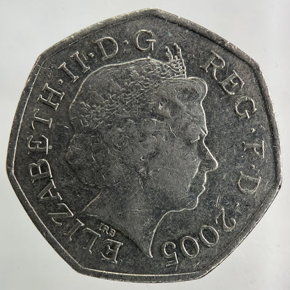 2005 Samuel Johnsons Dictionary 50p Fifty - Pence Coin | Collectable Grade
