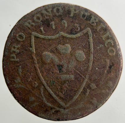 1793 North Wales Farthing Coin | Collectable Grade
