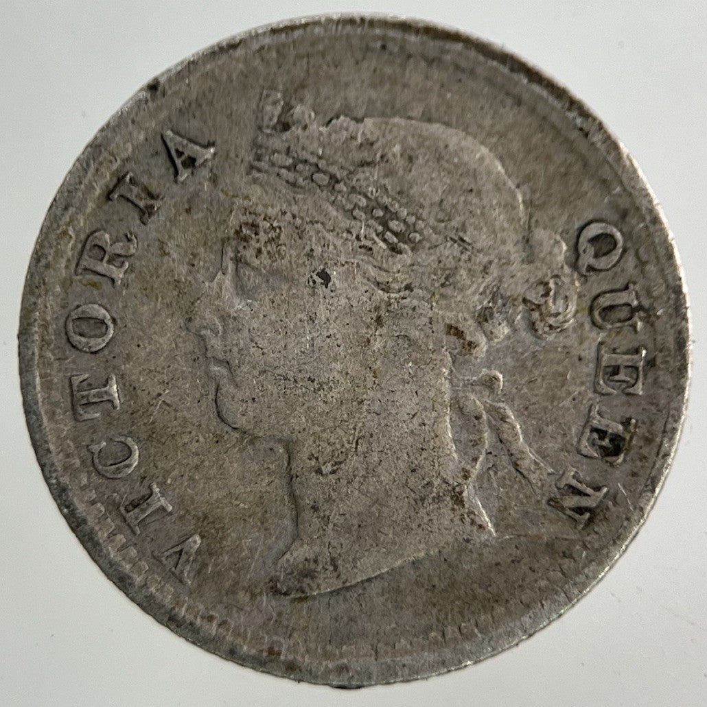 1886 Mauritius 10 Cents Silver Coin | Collectable Grade