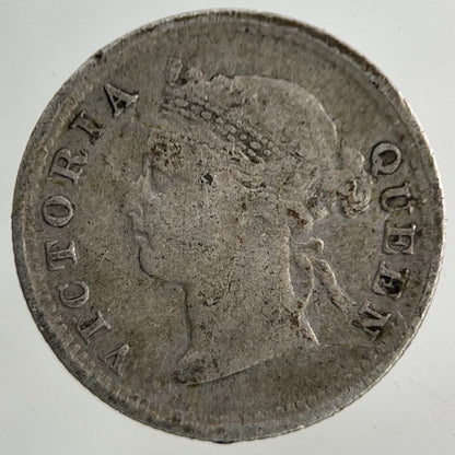 1886 Mauritius 10 Cents Silver Coin | Collectable Grade