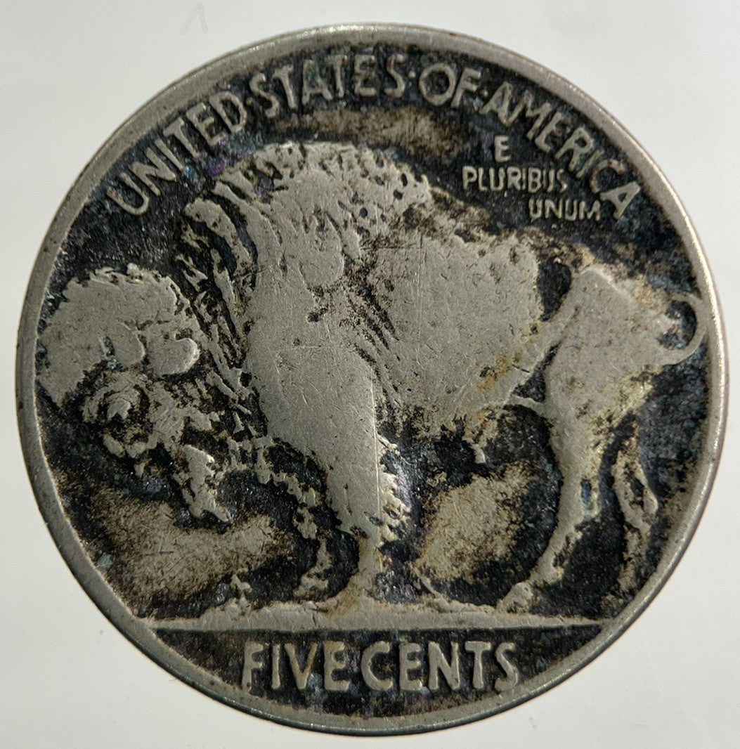 1935 US USA Buffalo Nickel 5 Cents Coin | Fine Collectable Grade